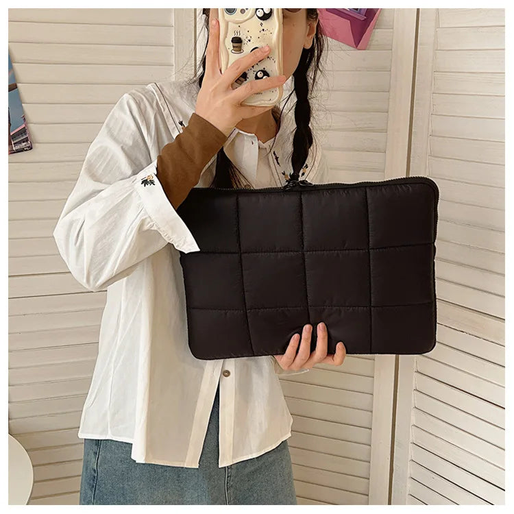 Laptop Bag 13.3,14,15,16 Inch,Sleeve Case For Macbook Air Pro M 1,2 Notebook Computer Ultrabook PC Shockproof Stylish 8858