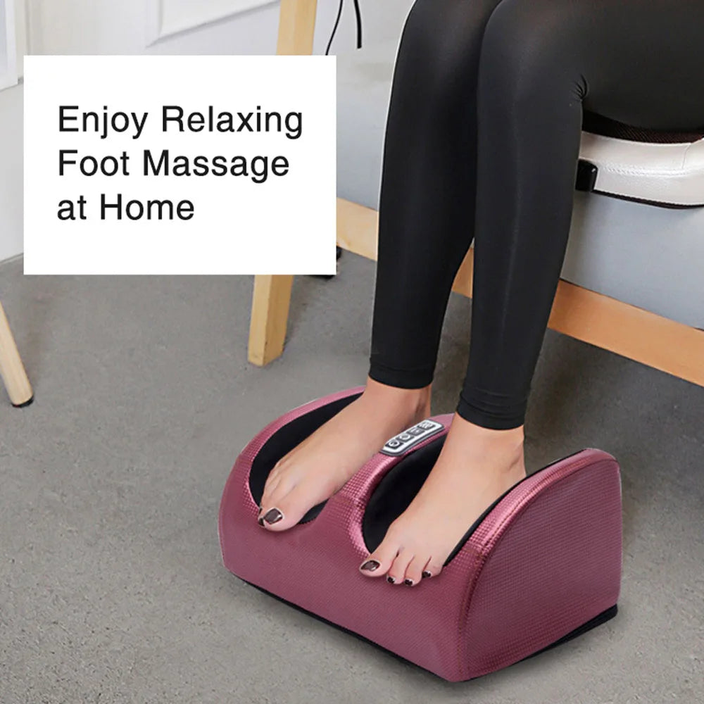 Masseur Électrique de Pieds avec Chaleur – Rouleaux Shiatsu & Thérapie par Compression