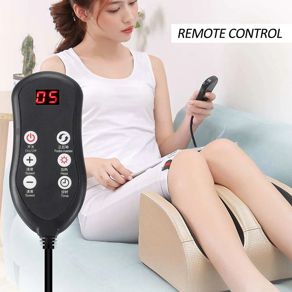 Masseur Électrique de Pieds avec Chaleur – Rouleaux Shiatsu & Thérapie par Compression