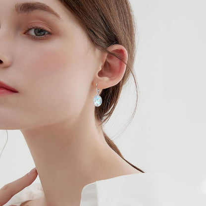 Gold Plated 925 Silver Onyx Hummingbird Drop Earrings