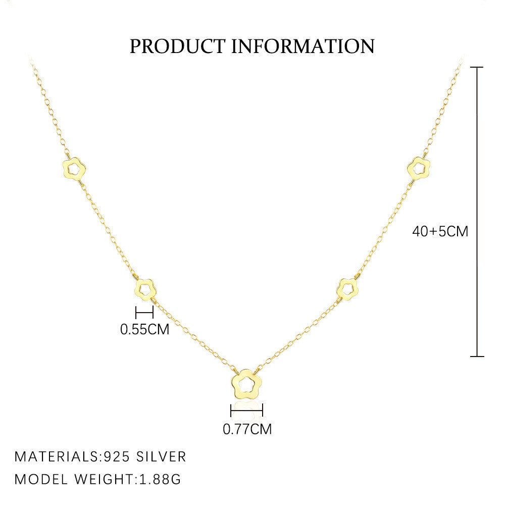 925 Sterling Silver Celestial Pendant Necklace