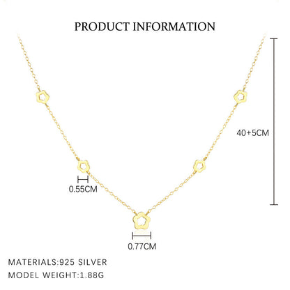 925 Sterling Silver Celestial Pendant Necklace