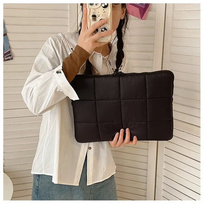 Laptop Bag 13.3,14,15,16 Inch,Sleeve Case For Macbook Air Pro M 1,2 Notebook Computer Ultrabook PC Shockproof Stylish 8858