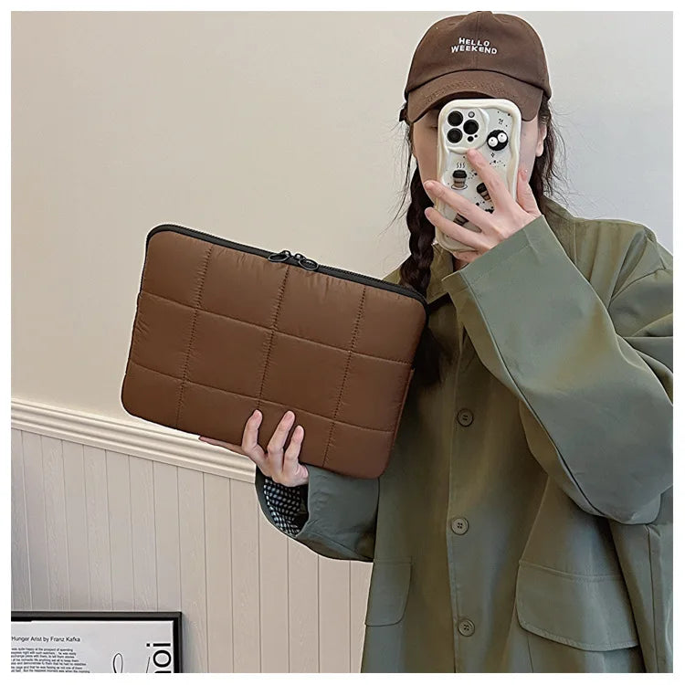 Laptop Bag 13.3,14,15,16 Inch,Sleeve Case For Macbook Air Pro M 1,2 Notebook Computer Ultrabook PC Shockproof Stylish 8858