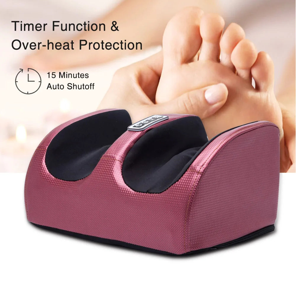 Masseur Électrique de Pieds avec Chaleur – Rouleaux Shiatsu & Thérapie par Compression