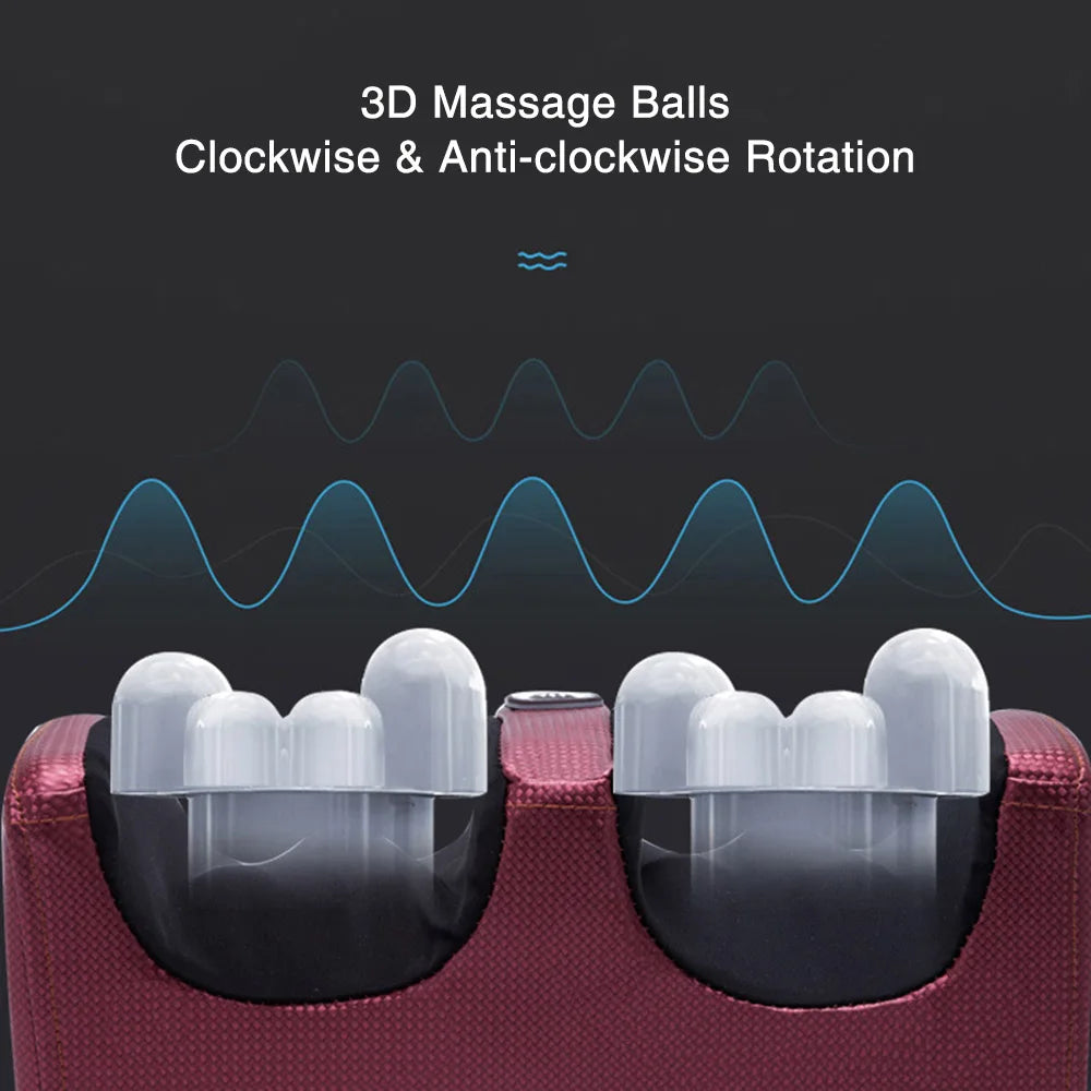 Masseur Électrique de Pieds avec Chaleur – Rouleaux Shiatsu & Thérapie par Compression