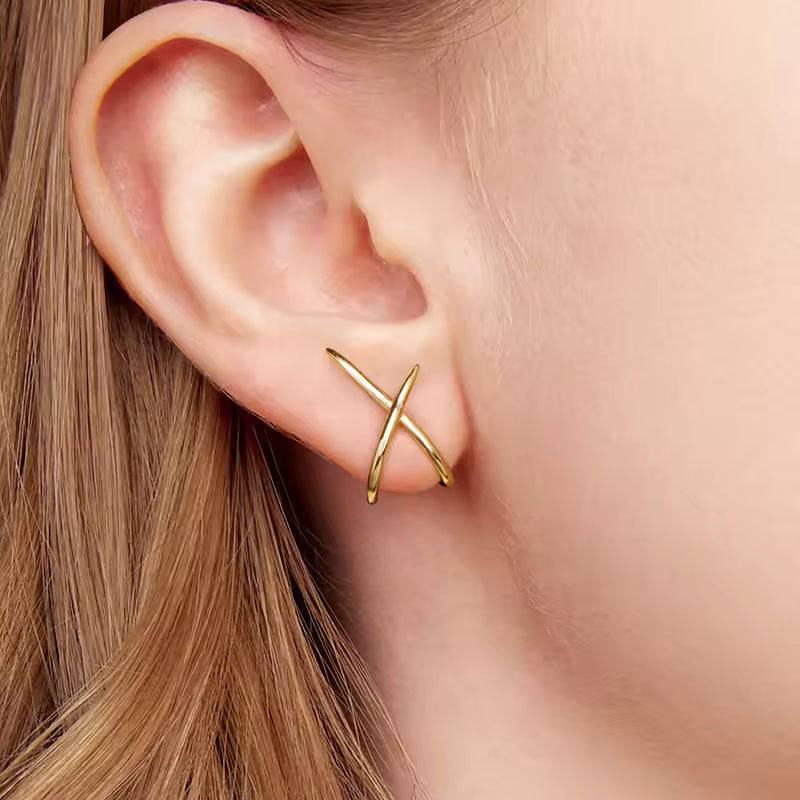 S925 Sterling Silver Sculptural Earring