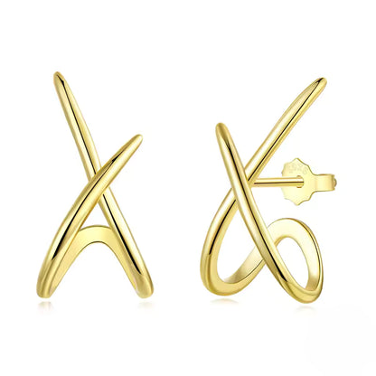 S925 Sterling Silver Sculptural Earring
